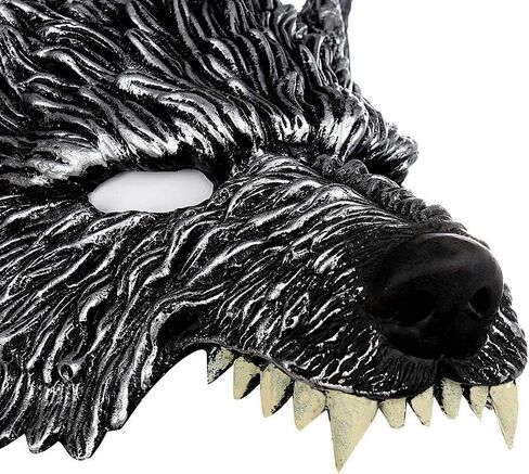 Halloween 3D Animal Half Face Mask Masquerade Party Cosplay Costume for Women and Men in Saudi Arabia