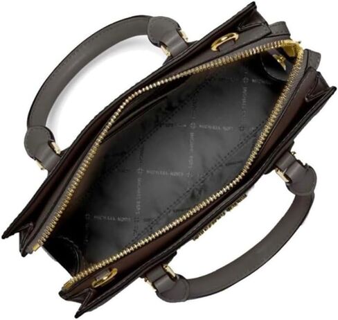 Michael Michael Kors Sheila Small Faux Saffiano Leather Satchel Black in Kuwait