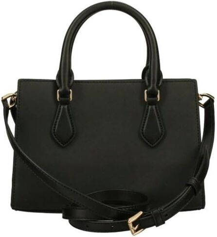 Michael Michael Kors Sheila Small Faux Saffiano Leather Satchel Black in Kuwait