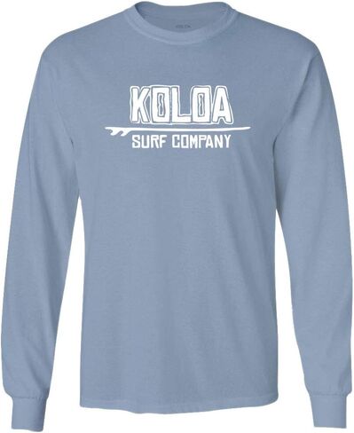 Koloa Surf Mens Graphic Long Sleeve Cotton T-Shirt in Regular,Big and Tall in Kuwait