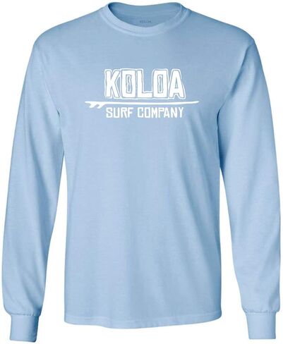 Koloa Surf Mens Graphic Long Sleeve Cotton T-Shirt in Regular,Big and Tall in Kuwait