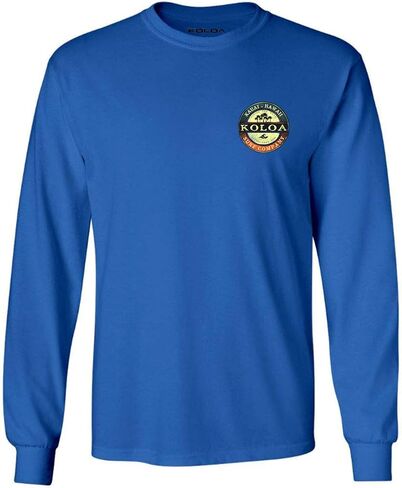 Koloa Surf Mens Graphic Long Sleeve Cotton T-Shirt in Regular,Big and Tall in Kuwait