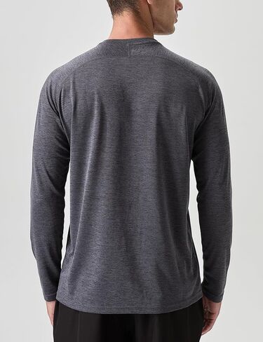 Men's Active Casual Long Sleeve Shirts Lightweight Dry Fit Workout Running Athletic Comfortable T-Shirts in Saudi Arabia