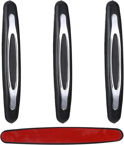 Qianyu 4 Pcs Car Door Edge Guards Anti-Collision Vehicle Side Door Protector Self Adhesive Anti-Scratch Strip Automotive Body Protector Universal Guard Accessories for Cars Trucks SUVs in Saudi Arabia