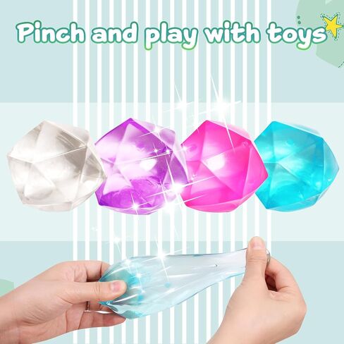 1pcs Stress Cube Masonry Ice Squishy Stress Balls-Diamond Sugar Balls Slow Rise-Sensory Fidget Toy for Your Best Mellow and Chill - Hand Exercise Balls Relief- Age 3 to Adult in Saudi Arabia