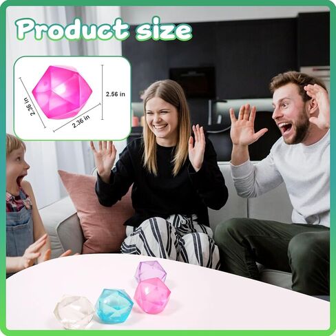 1pcs Stress Cube Masonry Ice Squishy Stress Balls-Diamond Sugar Balls Slow Rise-Sensory Fidget Toy for Your Best Mellow and Chill - Hand Exercise Balls Relief- Age 3 to Adult in Saudi Arabia