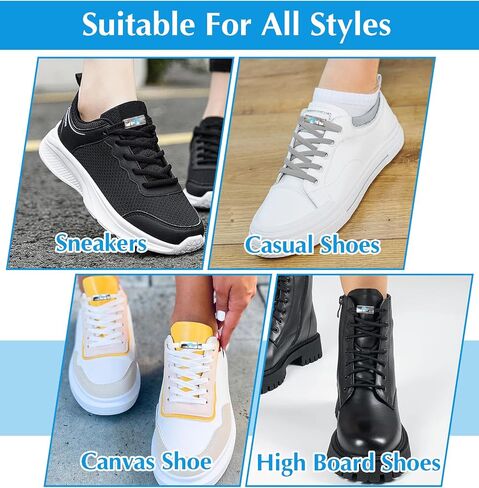 3Pcs Elastic No Tie Shoe Laces For Kids And Adults, Buckle Lock Tieless Shoelace, Stretch Shoe Strings in Saudi Arabia