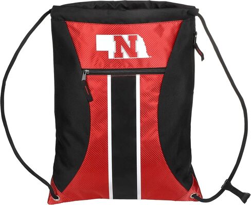 FOCO Nebraska Big Stripe Zipper Drawstring Backpack in Saudi Arabia