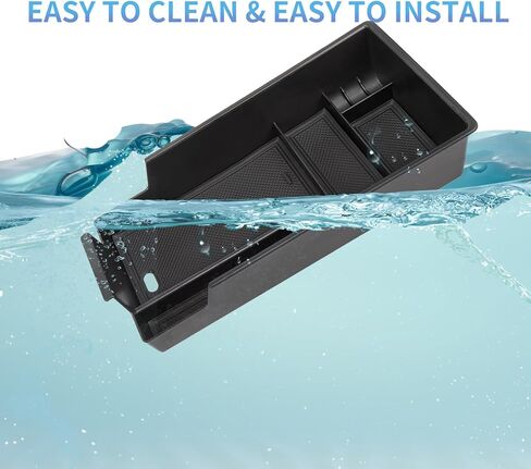 منظم وحدة التحكم المركزية متوافق مع ملحقات Chevy Blazer EV لعام 2024، صندوق تخزين ثانوي لمسند الذراع المركزي مصنوع من مادة ABS مع حامل للعملات المعدنية والنظارات الشمسية in Kuwait