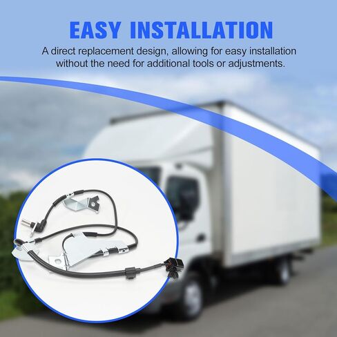 مستشعر سرعة عجلة ABS LH (أمامي يسار) متوافق مع Isuzu 4HK1 NQR75 NPR NQR NNR، استبدل 8980061870 8982193940 8-98006187-0 8-98219394-0 in Kuwait