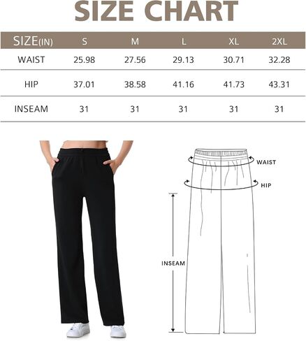 Turnhier Womens Straight Leg Sweatpants High Waisted Athletic Workout Sweat Pants Casual Joggers Lounge Pants with Pockets in Kuwait