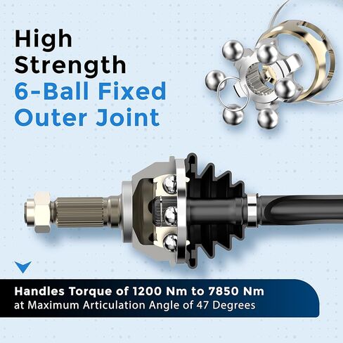 Front Right CV Axle Drive Shaft Assembly for 2008-2013 Ford Taurus Mercury Sable Lincoln MKT 2WD Non-Turbo in Saudi Arabia