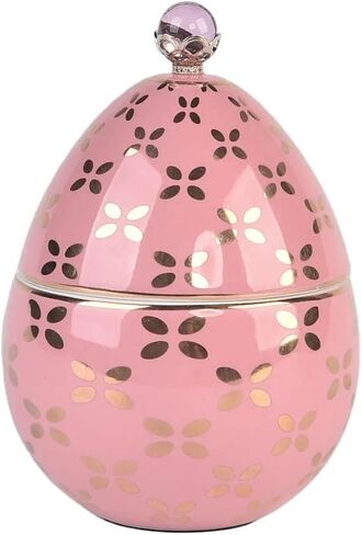 Easter Egg Candle| Egg-Shaped Scented Candle | Housewarming Decorative Gift | Soy Wax | 14 Cm | Blackcurrant-Patchouli-Oud | Gift for Anniversary, Graduation, Christmas, Birthday in Saudi Arabia