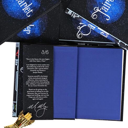 أغلفة كتب Juniper Books Collectible Lunar Chronicles المتوافقة مع أغلفة MacMillan الصلبة | الكتب غير متضمنة in Saudi Arabia