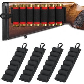 Shotgun Shell Holder for 12-Gauge and 20-Gauge - 60 Rounds Shotgun Bandolier Adjustable, 2 Pack