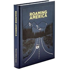 Graphic Image Roaming America: Exploring All the US National Parks - Handbound in Navy Bonded Leather (304 Pages - 8.4 x 11)