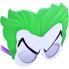 Sun-Staches Joker Sunglasses | DC Comics Costume Accessory | UV 400 | One Size Fits Most