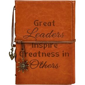 Grandson Gifts From Grandma Grandpa Letters To My Grandson Leather Journal Personalized Notebook Christmas Thanksgiving Day Birthday Graduation Gifts For Grandson (Grandson)