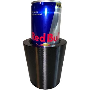 Slim Can Cup Holder for Vehicles - Adapter Slim (Car Cup Holder Expander) Fits Red Bull Celsius Energy Drink Michelob White Claw (Black)