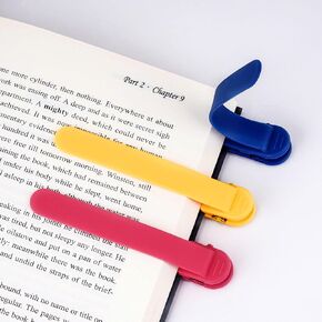 Automatic Bookmark,Book Marks for Reading Women Men,Silicone Bookmarks for Book Lovers,Book Accessories Gift
