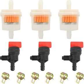 3 Pcs Fuel Valve Petcock for 396224 399517 698182 Engine