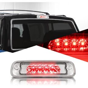 Auto Dynasty Tinted Housing LED 3rd Third Rear Tail High Mount Brake Light Lamp Compatible with Jeep Cherokee 97-01