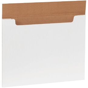 Aviditi White Jumbo Fold-Over Mailing Boxes, 20" x 16" x 1/4", Pack of 20, Jumbo Easy-Fold, Crush-Proof, For Shipping, Mailing and Storing