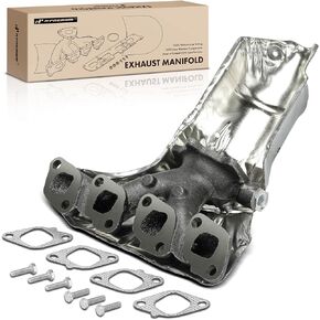 A-Premium Exhaust Manifold Kit W/Gaskets & Studs [2.4L] Compatible with Nissan Altima 1996-2001, Replace# 14004-F4402