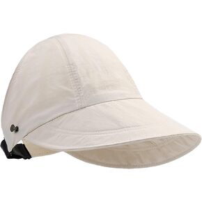 Visor Brim Sun Hat for Women,Solid Quick-Dry Baseball Caps Summer Beach Hat Sun Protection Cap Outdoor Golf Medium