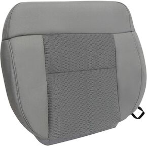 NLQR Front Driver Side Bottom Replacement Seat Cover Cloth Flint Gray #PE or NE Compatible with Ford F150 2004 2005 2006