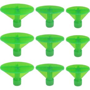 Dent Puller Tabs, 9Pcs Car Body Dent Removal Pulling Tabs,Paintless Dent Repair Tool, Ice Suction Cup Glue Tabs for Automobile Dent Repair Hail Damage Removal Tools(Green)