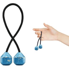Fidget Beads, EDC Relieve Anxiety Toy Metal Fidget Toy for Stress Relief Home Office Toy Worry Beads Fidget for Men Women Teens (Black)