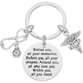 HUTIMY Np Graduation Gifts for Women Keychain Np Nurse Practitioner Gift Graduate Nurse Inspirational Gifts