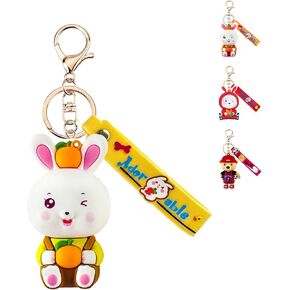 Silicone Cute Keychains, Kawaii Backpack Key Chain, Key Purse Handbag Charms for Women Girls in Saudi Arabia