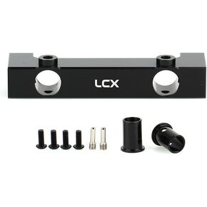 LCX Racing 1/10th RC الزاحف سيارة CNC تشكيله سبائك الألومنيوم الجبهة المصد الخلفي جبل لRedcat Racing Gen7 GEN8 Scout II Gen9، ترقية ملحقات الأجزاء