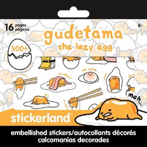 Gudetama -STICKERLAND Multi SUBS Sticker PAD-16PGS Stickerland Multi-Substrate Sticker Pad - 16 Page