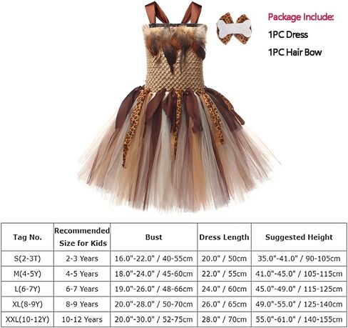 IMEKIS Toddler Kids Girl Cavegirl Costume Halloween Cosplay Dress with Headband Leopard Print Tutu Birthday Outfits in Saudi Arabia