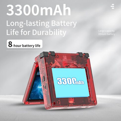 RG35XXSP Handheld Retro Game Console 3.5" IPS Screen 64GB TF Card Preload 4400 Electronic Games, 3300mAH Battery Support WiFi Bluetooth HDMI(Red New) in Saudi Arabia