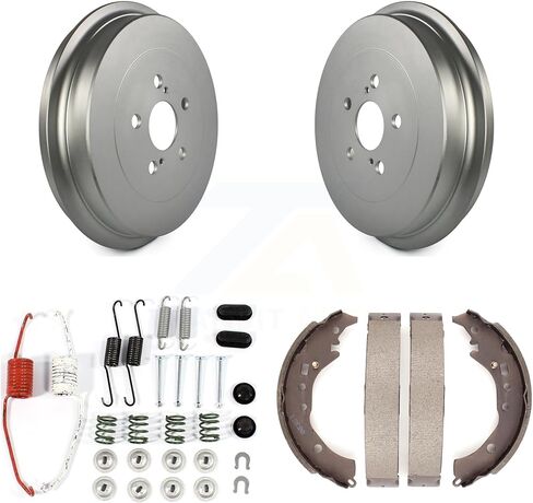 Transit Auto Rear Coated Brake Drum Shoes Spring Kit Replacement For 2009-2019 Toyota Corolla KGN-100083 in Saudi Arabia