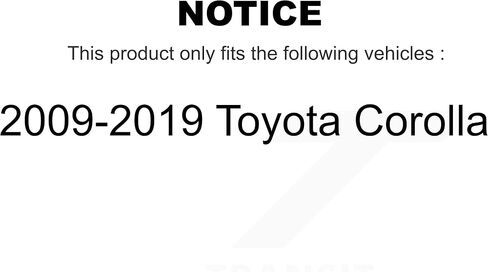 Transit Auto Rear Coated Brake Drum Shoes Spring Kit Replacement For 2009-2019 Toyota Corolla KGN-100083 in Saudi Arabia