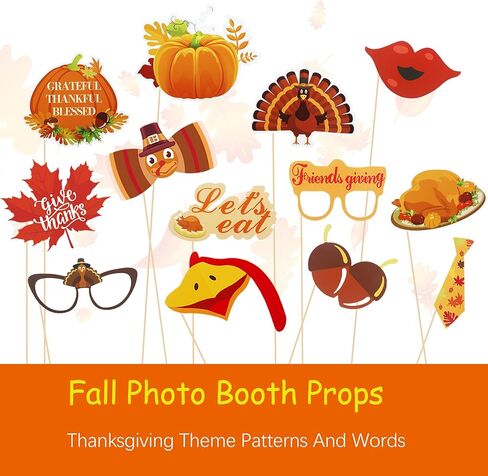 Ouddy Life 74 قطعة من ديكورات حفلات الأصدقاء، بالونات الخريف قوس إكليل الأصدقاء الذين يقدمون رقائق معدنية من أوراق القيقب راية الخريف دعائم كشك الصور لخريف الخريف وعيد الشكر لوازم حفلات الحائط in Kuwait