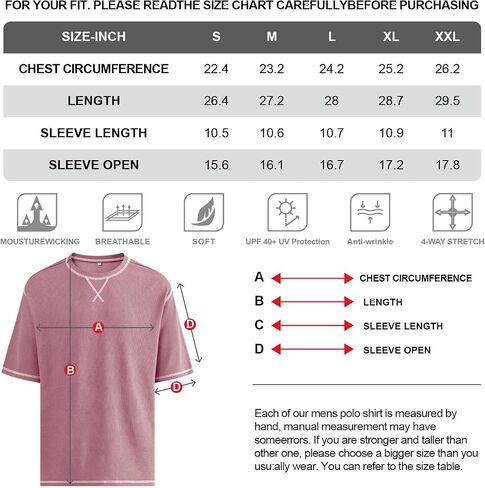 DEOLAX Mens T-Shirts Men‘s Loose Fit Athletic T-Shirts Crew Neck Outdoor Workout Mens Tops Fashion Soild Mens Tee in Saudi Arabia