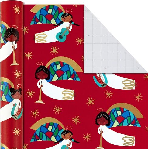 Hallmark Tri Pack IOP Mahogany Roll Wrap, Pack of 3, Jazzy Santa, 3 Pack in Saudi Arabia