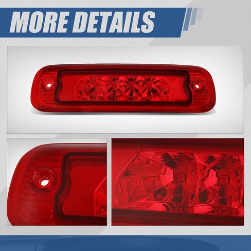 Auto Dynasty Tinted Housing LED 3rd Third Rear Tail High Mount Brake Light Lamp Compatible with Jeep Cherokee 97-01 in Kuwait