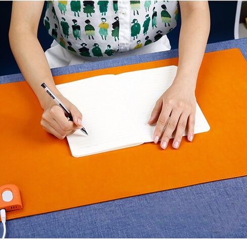 Warm Desk Pad,kupx 20v Safe Voltage Automatic Control Warm Official Big Mouse Pad Game Mouse Pad Extended Edition Pu Gaming Mouse Mat Functional,Foot Warmer Pad Warm Desk Pad 23.6"*14"*0.12" Black in Saudi Arabia