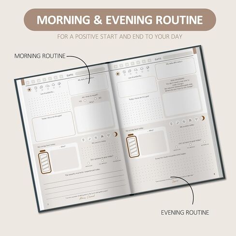 5 Minute Journal the Five Minute- Gratitude Journal with Prompts - 20 Weeks 5 Minute Journal for Women & Men - Undated Mindfulness Journal for Affirmation, Mindfulness & Reflection in Saudi Arabia