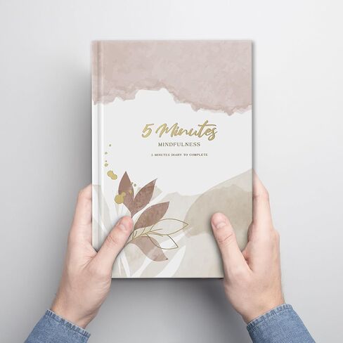 مجلة 5 دقائق - مجلة الامتنان مع المطالبات - مجلة 5 دقائق لمدة 20 أسبوعًا للنساء والرجال - مجلة اليقظة الذهنية غير المؤرخة للتأكيد واليقظة والتأمل in Kuwait