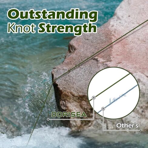 Dorisea المتطرفة جديلة 100% بولي ايثيلين متعدد الألوان مضفر خط الصيد 109 ياردة-2187 ياردة 6-550Lb اختبار الصيد سلك الصيد سلسلة Superline in Kuwait