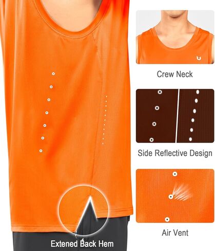 NORTHYARD Men's Athletic Tank Tops Quick Dry Running Muscle Tee Sleeveless Shirts Gym Workout Tank Shirt Fitness Bodybuilding in Saudi Arabia