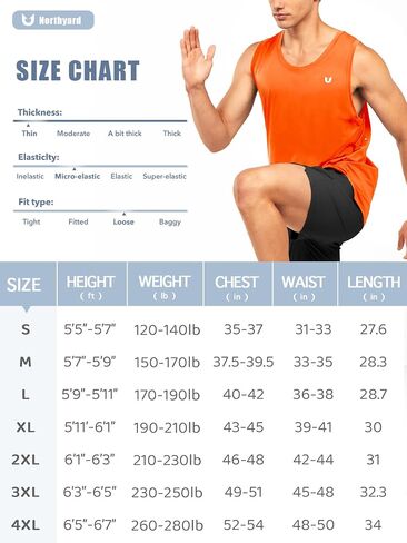 NORTHYARD Men's Athletic Tank Tops Quick Dry Running Muscle Tee Sleeveless Shirts Gym Workout Tank Shirt Fitness Bodybuilding in Saudi Arabia